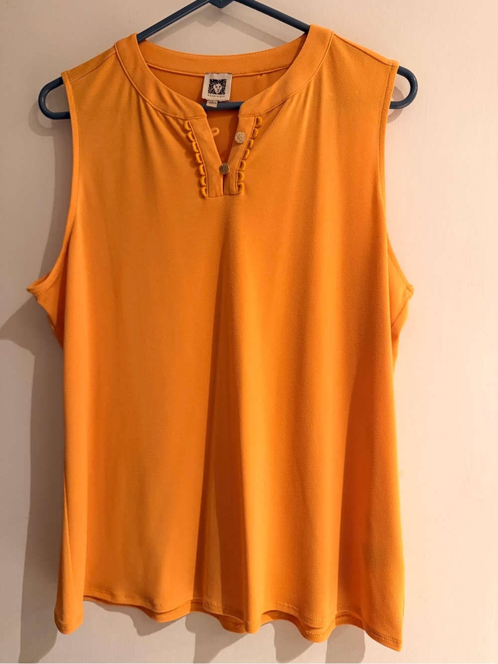 Mustard yellow Sleeveless Women's Blouse